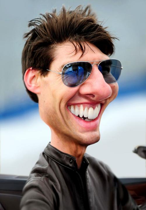 کاریکاتورهای جدید و قشنگ-عکس تام کروز tom cruise