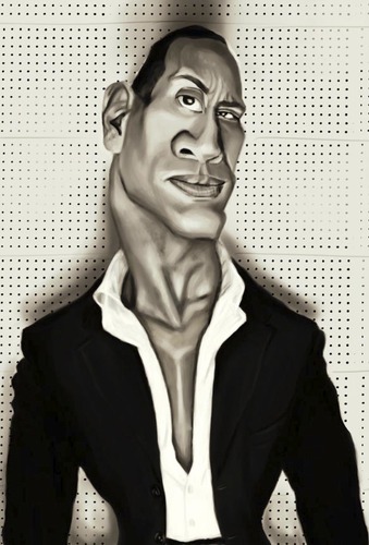 عکس های راک dwayne johnson-کاریکاتور جدید از راک