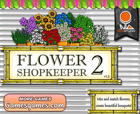  بازی مدیریتی آنلاین: فروشندگان گل 2 Flower Shopkeeper