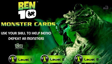  بازی کارت : بن تن و هیولاها Ben 10 Monster Cards