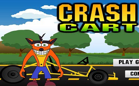  بازی مسلابقه کارتینگ کراش بندیکوت crash cart