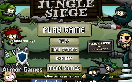 دانلود بازی سرگرم کننده و متفاوت jungle siege آنلاین 