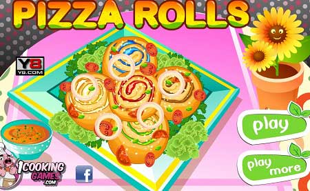 دانلود بازی آموزش آشپزی درست کردن پیتزا cook your own pizza rolls