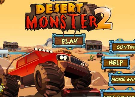 دانلود بازی آنلاین ماشین های بزرگ بیابانی Desert Monster 2