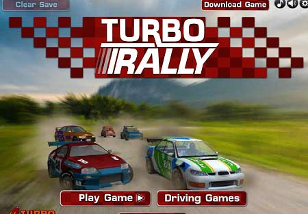 دانلود بازی آنلاین ماشین توربو رالی turbo trally