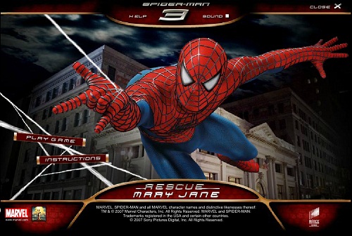 دانلود بازی فلش اینترنتی رایگان مرد عنکبوتی spiderman 3