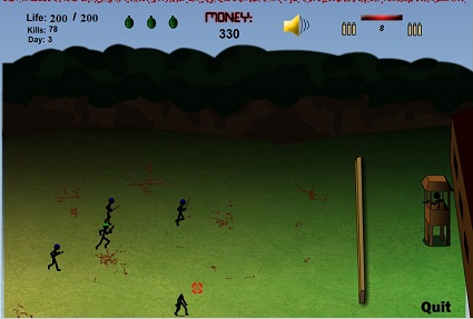 Ø¨Ø§Ø²ÛŒ ÙÙ„Ø´ Ø¢Ù†Ù„Ø§ÛŒÙ† Ø§Ø³ØªØ±Ø§ØªÚ˜ÛŒÚ© Ø¯ÙØ§Ø¹ Ø§Ø² Ù‚Ù„Ø¹Ù‡-Stickman-Madness-3
