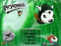 دانلود بازی انلاین نینجا سگ Ninja Dog شبیه پرندگان خشمگین