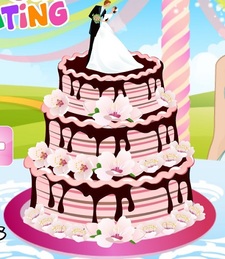 بازی شیرینی پزی :تزیین کیک عروسی Weeding Cake Decorating