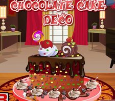 بازی تزیین کیک شکلات chocolate cake deco