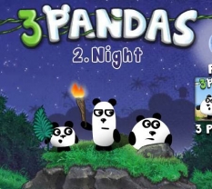 بازی آنلاین فکری و سرگرم کننده 3 پاندا pandas همراه دانلود