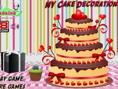بازی انلاین تزیین کیک NY cake decoration با دانلود