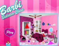 دانلود بازی باربی تمیز کردن اتاق barbie bedroom clean