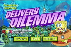 دانلود بازی فلش آنلاین اتومبیل رانی باب اسفنجی sponge bob